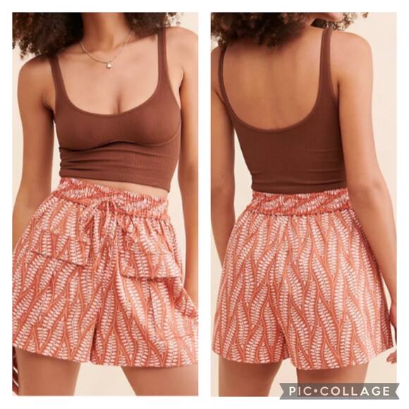 Anthropologie Hutch Printed Cargo Shorts Size Small - Picture 1 of 6